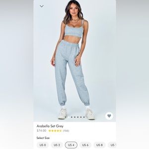 Arabella Grey Sweat Set